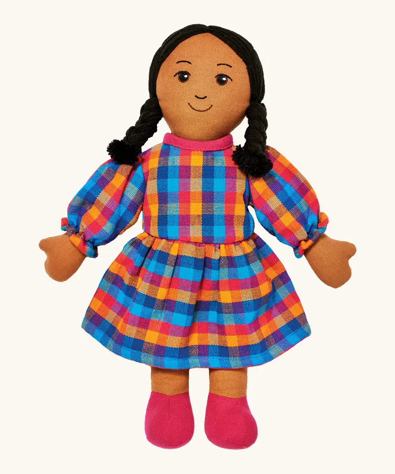Lanka Kade Rag Doll Mum - Brown Skin, Black Hair 1
