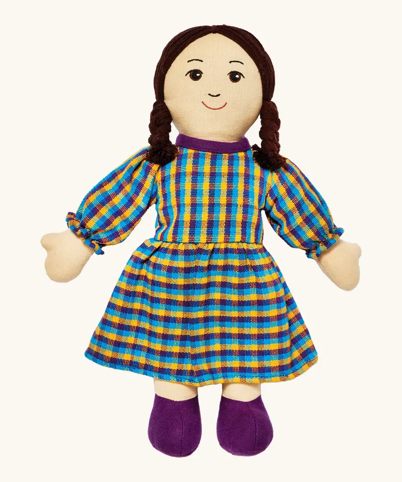 Lanka Kade Rag Doll Mum - White Skin, Black Hair 1