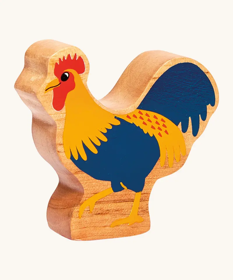 Lanka Kade Wooden Blue Cockerel 1