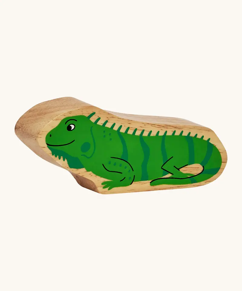 Lanka Kade Wooden Green Iguana 1