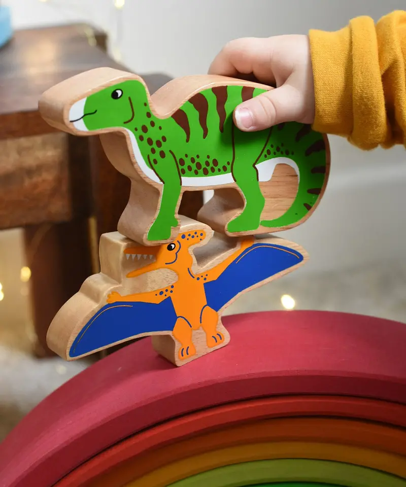Lanka Kade Wooden Iguanodon Dinosaur 2