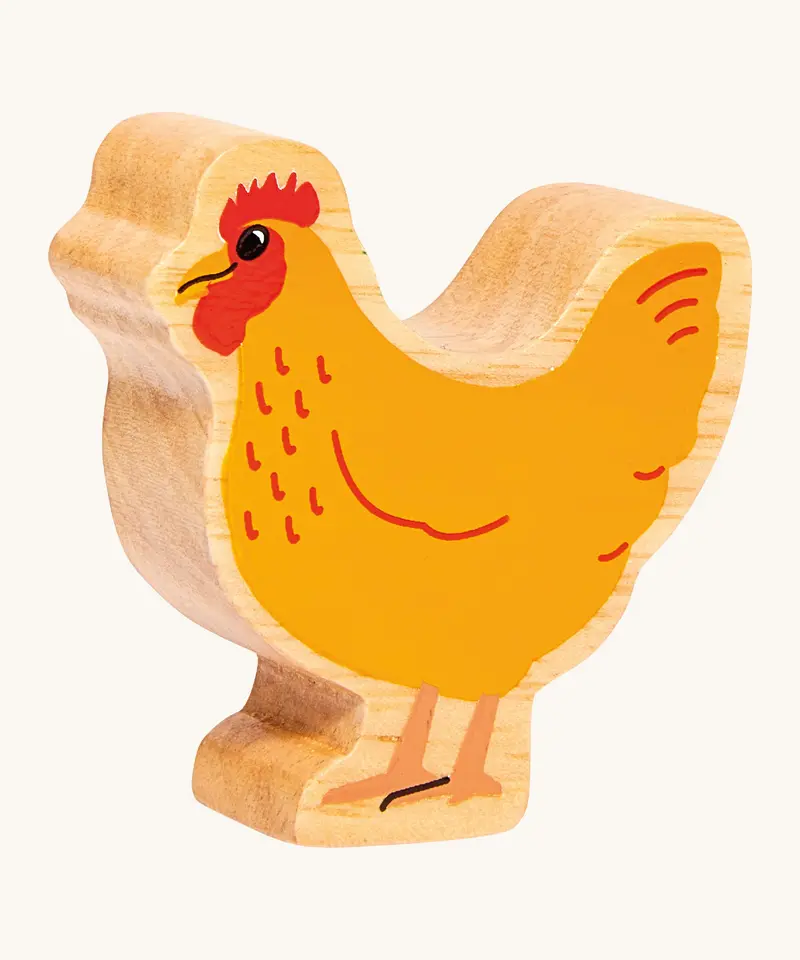 Lanka Kade Wooden Orange Hen 1