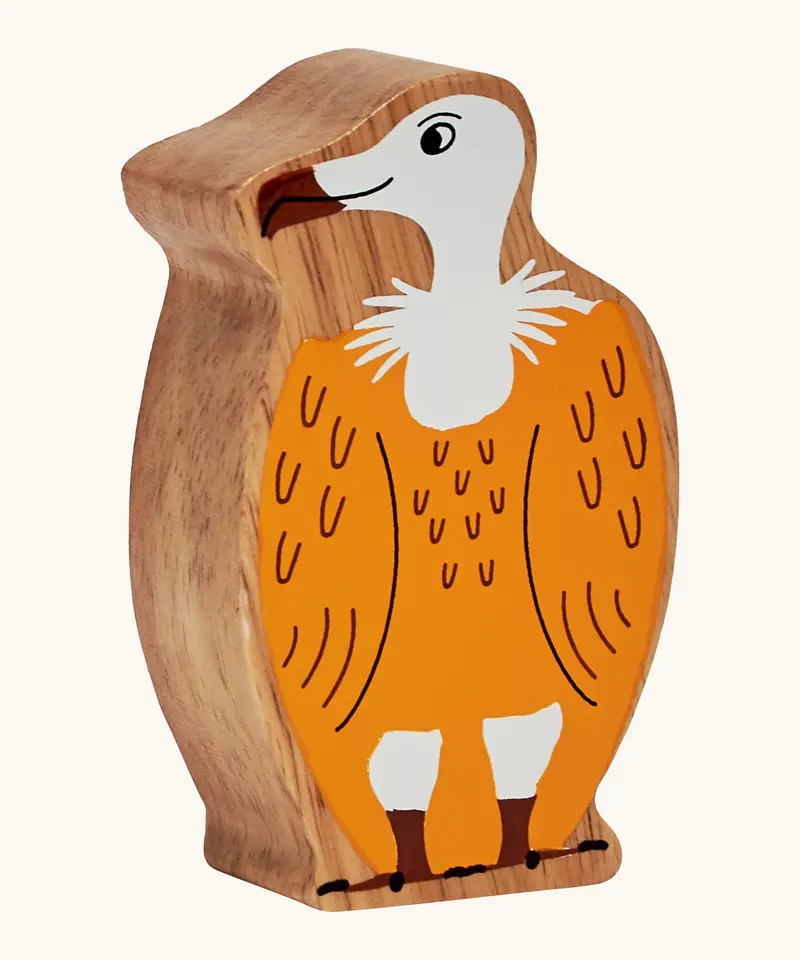 Lanka Kade Wooden Yellow & White Vulture 1