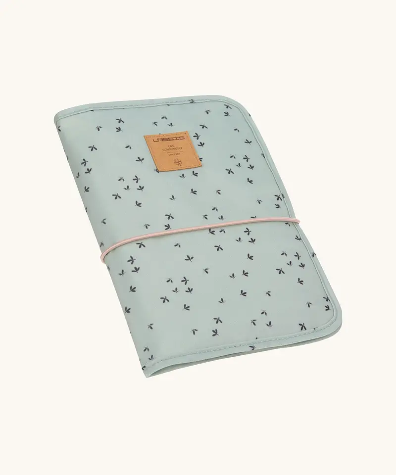 Lassig Changing Pouch - Floral Mint 1