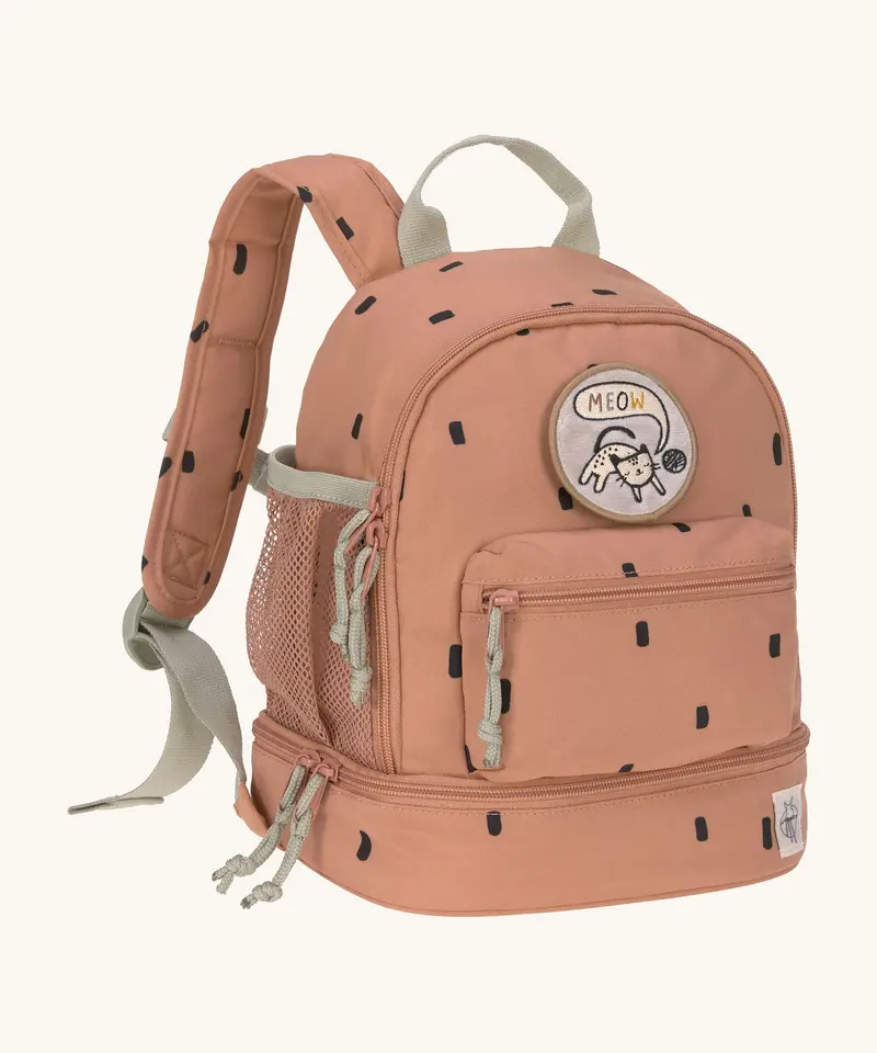 Lassig Kids Mini Backpack - 'Happy Prints' Caramel 1