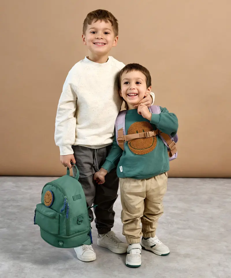 Lassig Kids Mini Backpack - 'Little Gang' Green 2