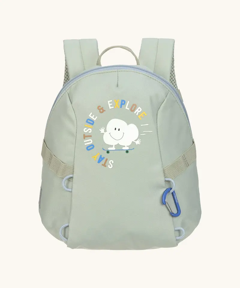 Lassig Kids Tiny Outdoor Backpack - Khaki Cloud 1