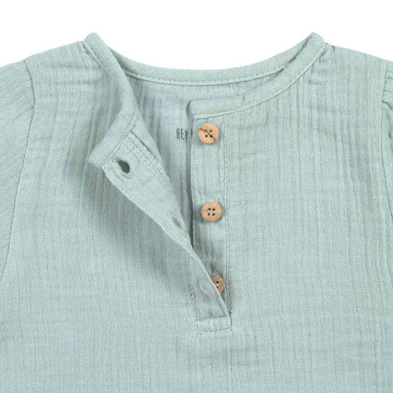 Lassig Long Sleeve Muslin Shirt - Silver Grey 3