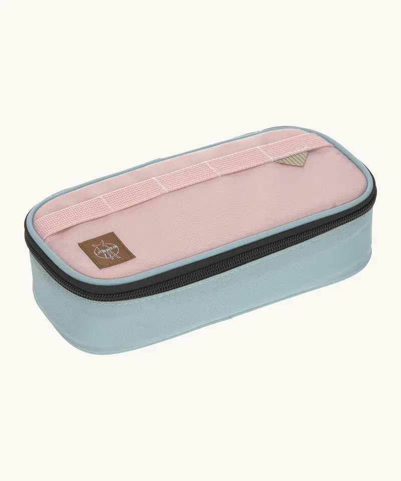 Lassig Spacy School Pencil Case - Pink / Navy 1