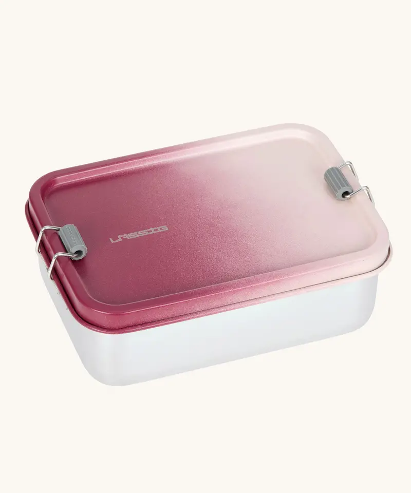 Lassig Stainless Steel Lunchbox - Berry Rose 1