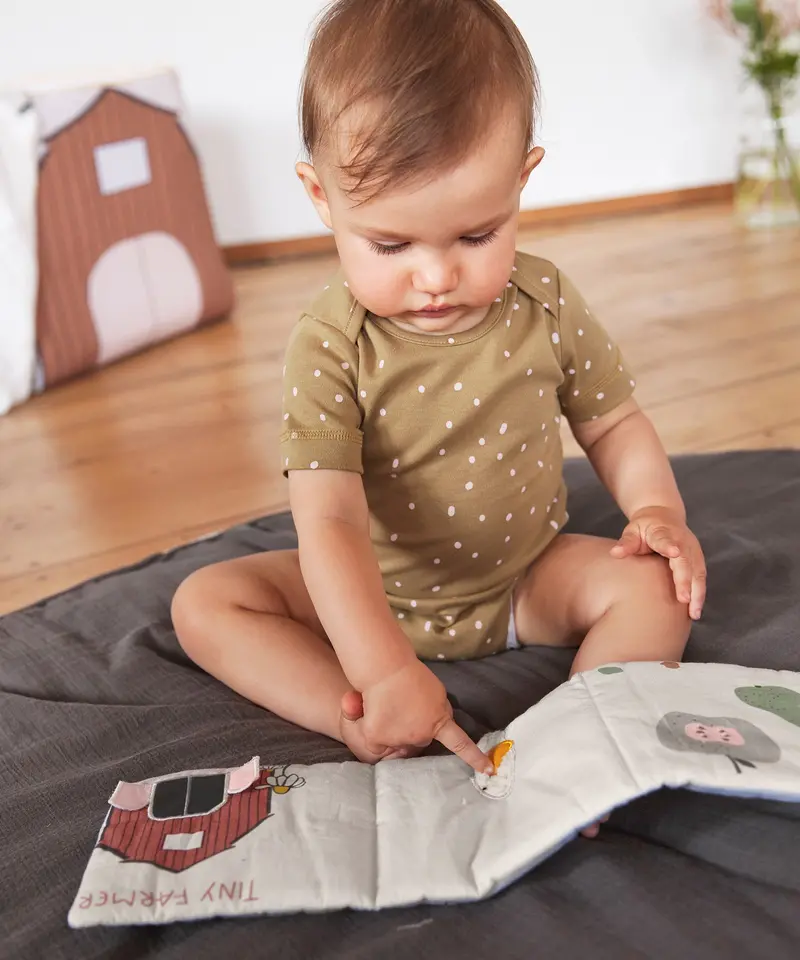 Lassig Touch & Feel Baby Book - Tiny Farmer 1