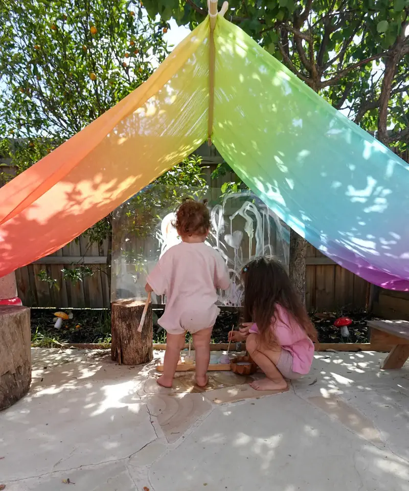 Laura's Play Cotton Long Rainbow Cloth 90X270cm 1