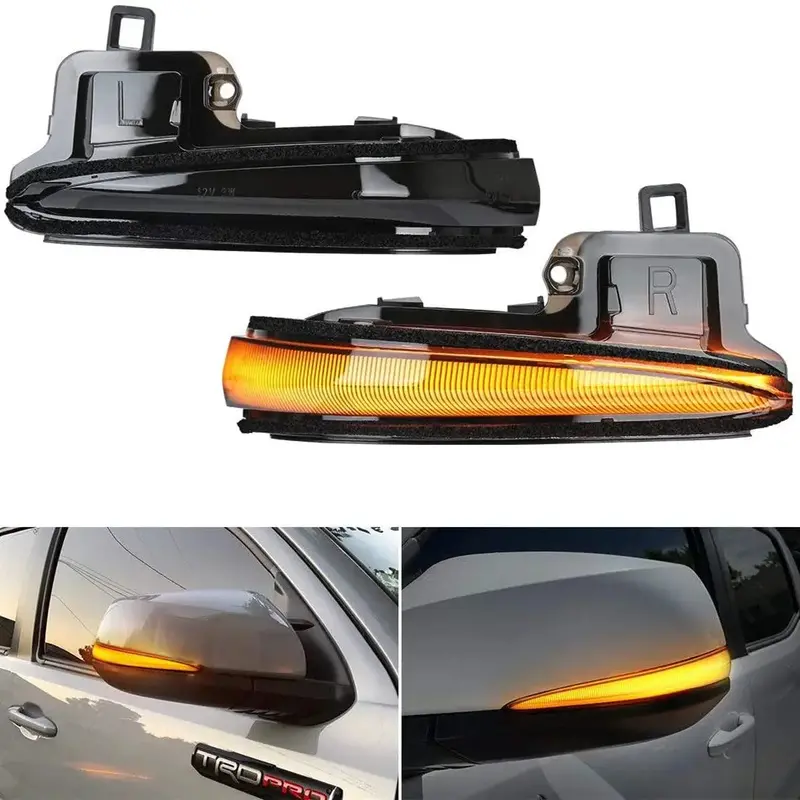 Led Side Mirror Turn Signal Lights, Sequential Dynamic Indicator Strip For 2016-2021 Toyota Tacoma, 2019-2021 Rav4 Xa50,2020 Highlander Xu70, Alphard Velltire Lexus Lm 1