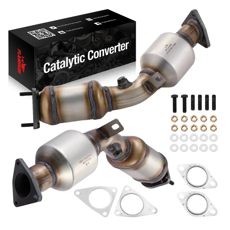 Left And Right 2-Pc Catalytic Converter Kit For 2003-2008 Infiniti G35 Fx35 M35 & Nissan 350Z 3.5L 1