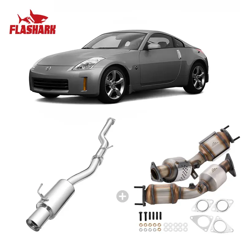 Left&Right Catalytic Converter Kit For 2007-2019 Infiniti G37, Q50, G35 - Direct Fit, E.P.A. Compliant 3