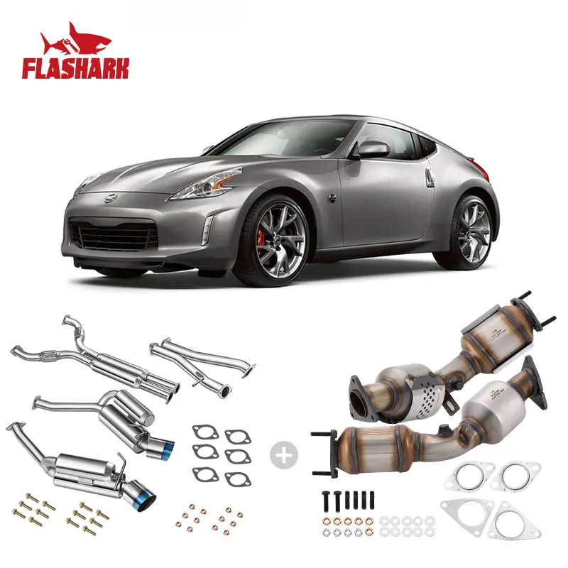 Left&Right Catalytic Converter Kit For 2007-2019 Infiniti G37, Q50, G35 - Direct Fit, E.P.A. Compliant 4