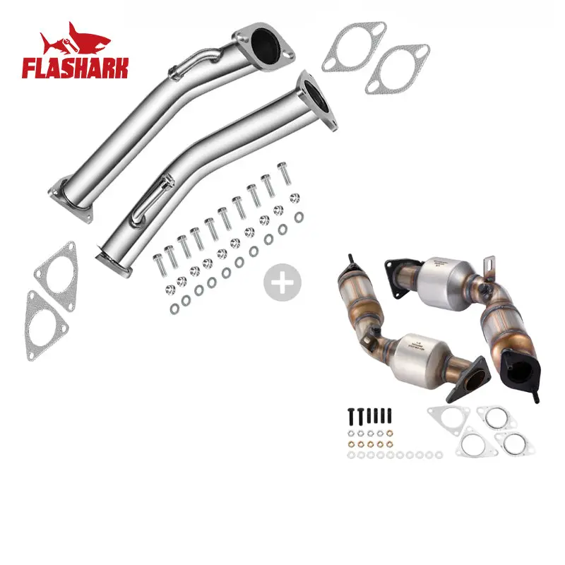 Left&Right Catalytic Converter Kit For 2007-2019 Infiniti G37, Q50, G35 - Direct Fit, E.P.A. Compliant 5