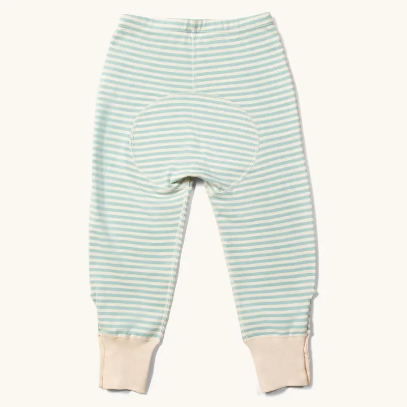 Lgr Adaptive Extra Long Blue Striped Joggers 4