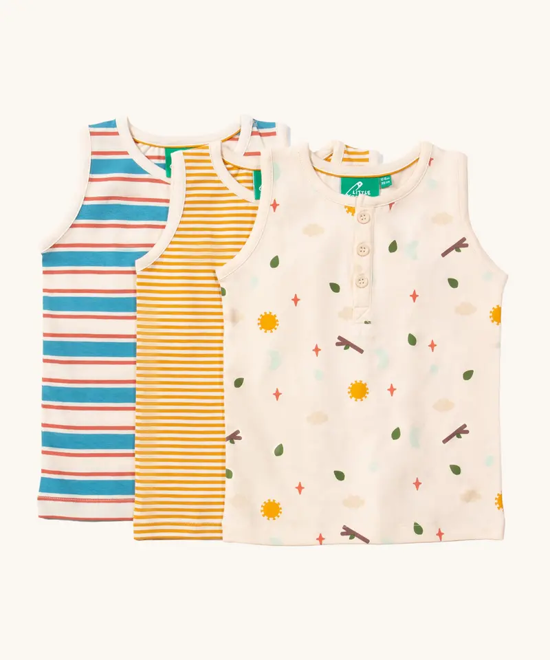 Lgr Adventure Organic Vest Set - 3 Pack 1