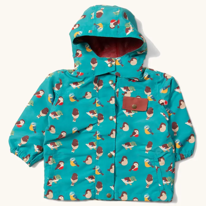 Lgr Garden Birds Recycled Waterproof Windbreaker Jacket 1