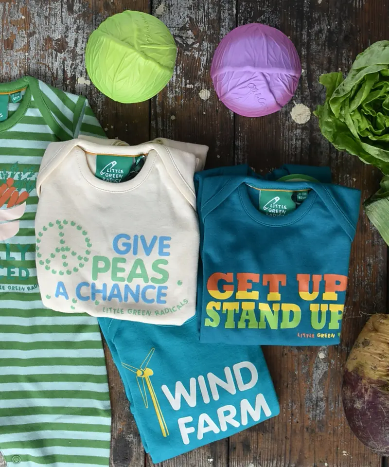 Lgr Give Peas A Chance Babygrow 3
