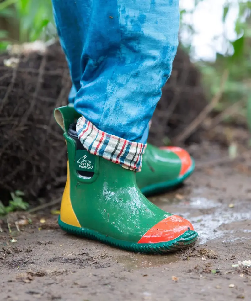 Lgr Kids Ankle Wellington Boots - Colourblock 6