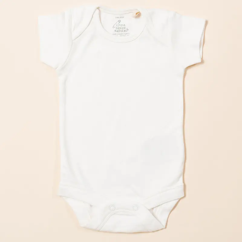 Lgr Natural Short Sleeve Baby Body - Single 1