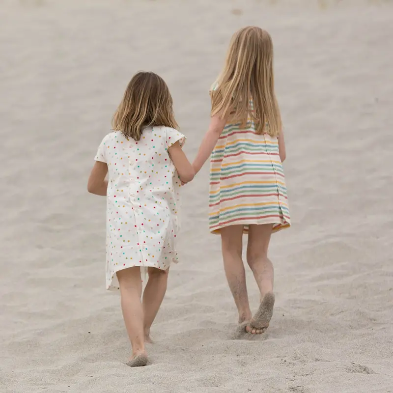 Lgr Rainbow Striped Smocked Dress 4