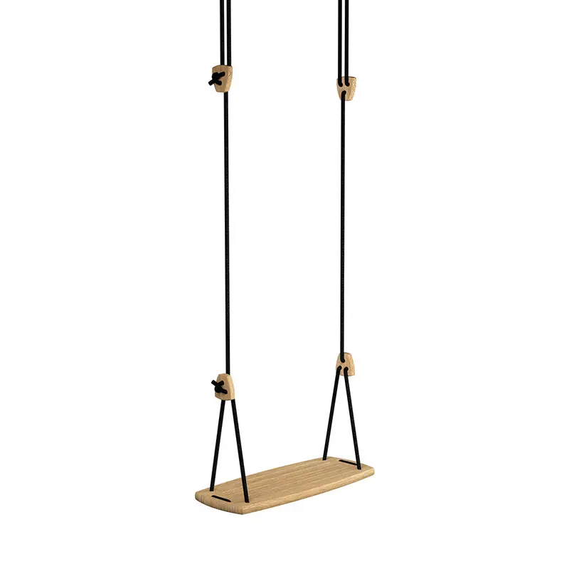 Lillagunga Oak Grand Swing - Black Rope 1