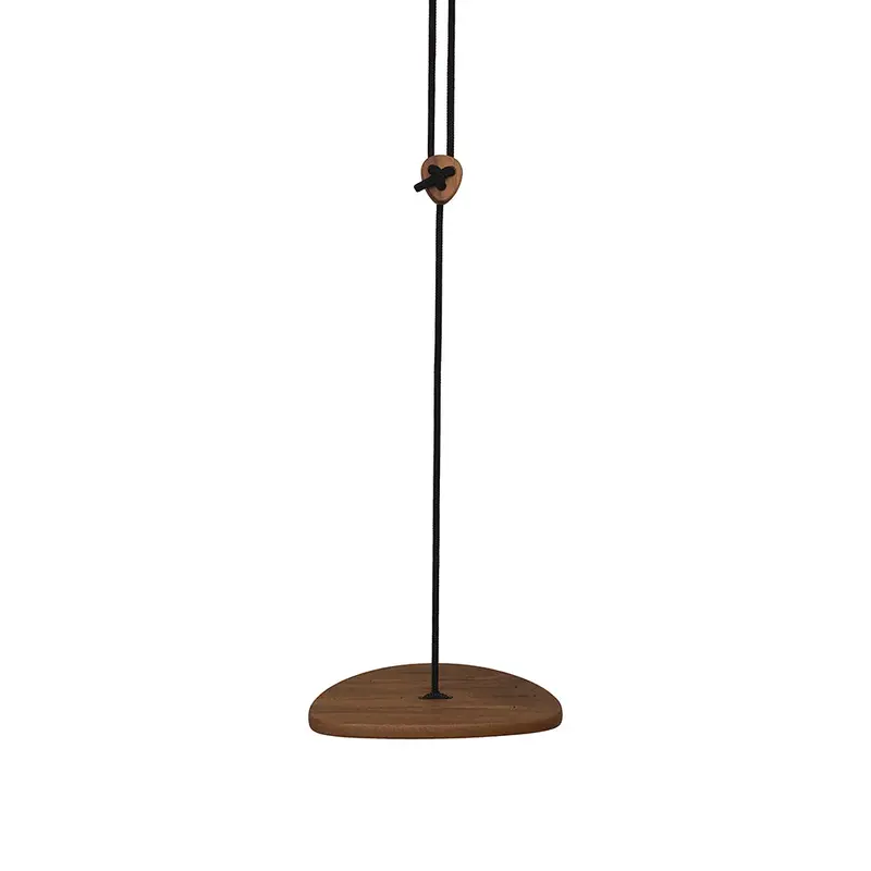 Lillagunga Walnut Disco Swing - Black Rope 1