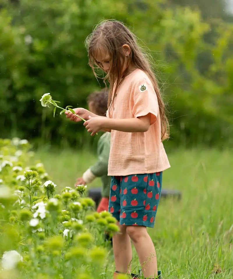 Little Green Radicals By The Sea Shorts - Apple Blue 3