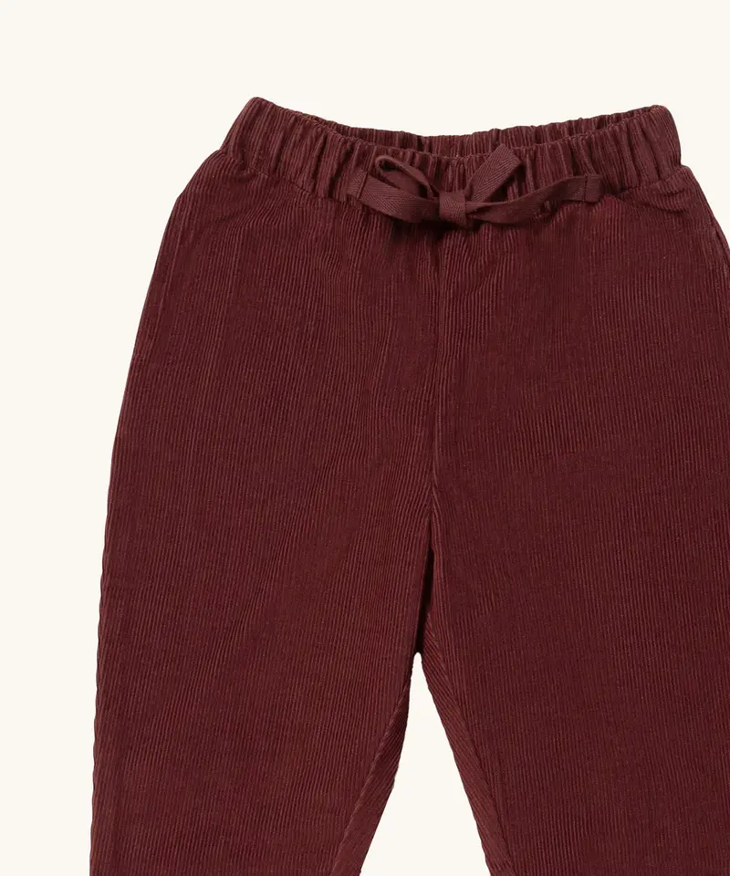 Little Green Radicals Cord Comfy Trousers - Chocolate 4