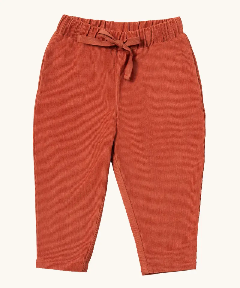 Little Green Radicals Cord Comfy Trousers - Ginger 1