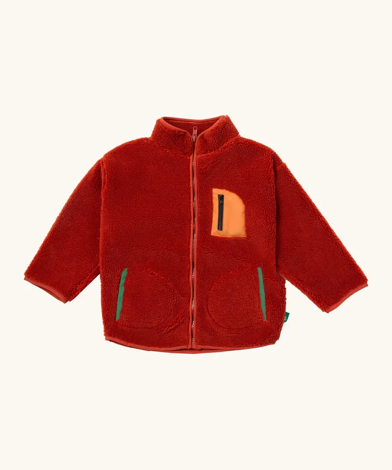 Little Green Radicals Cosy Fleece Jacket - Ginger 1