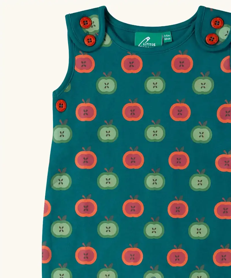 Little Green Radicals Everyday Dungarees - Apple Picking 2