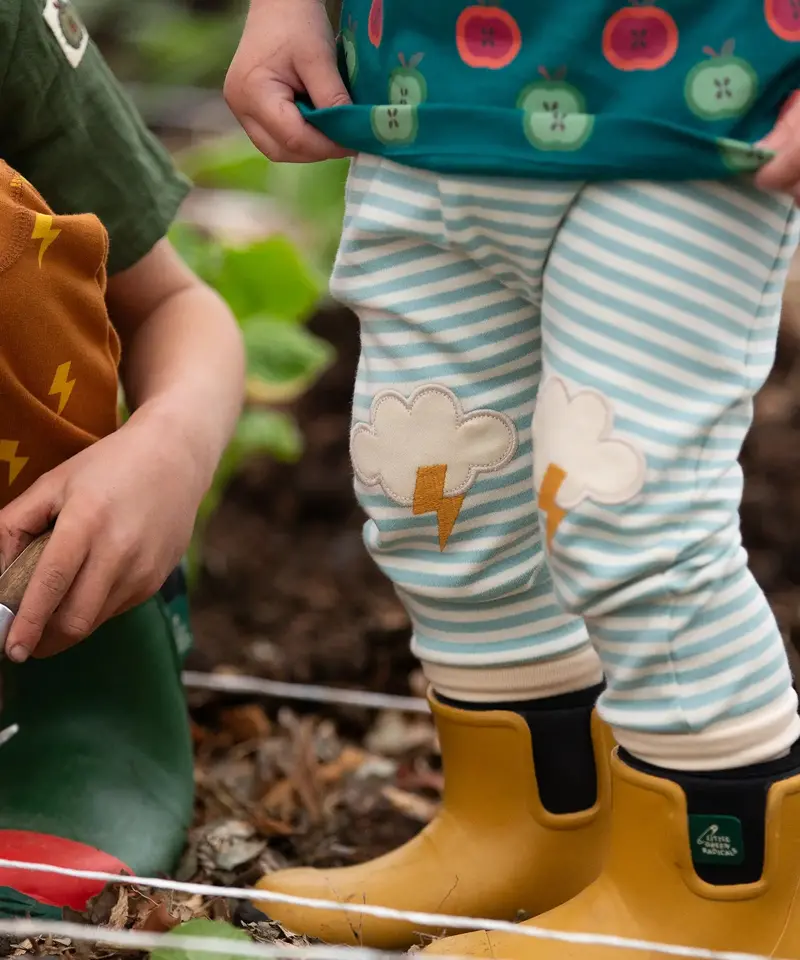 Little Green Radicals Knee Patch Joggers - All Weather 3