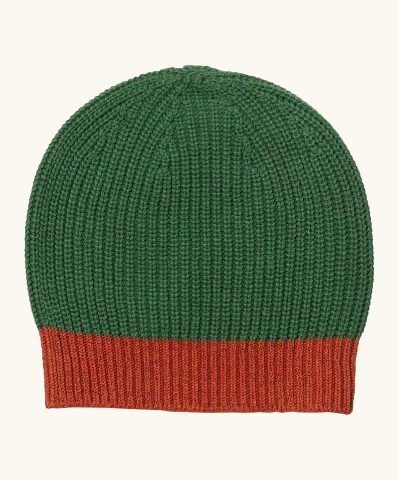 Little Green Radicals Knitted Beanie Hat - Chive 1