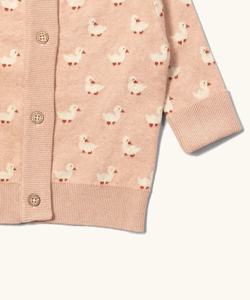 Little Green Radicals Knitted Cardigan - Puddle Ducks 6