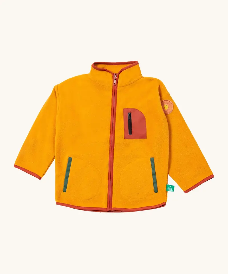 Little Green Radicals Polar Fleece Jacket - Gold 1
