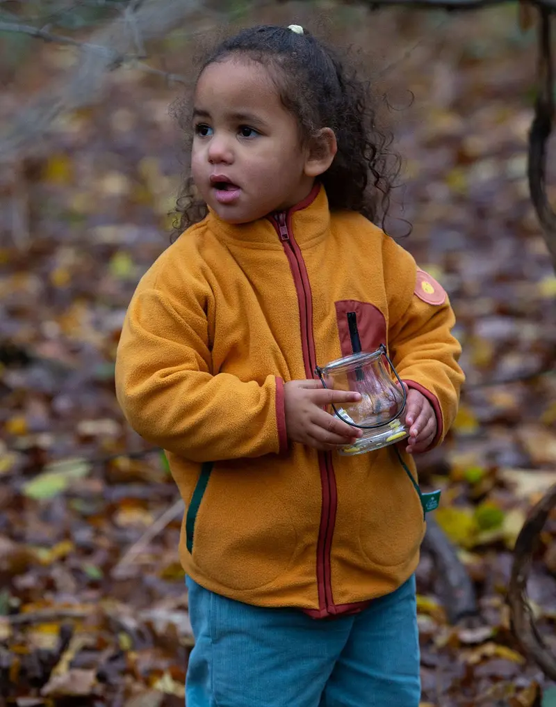 Little Green Radicals Polar Fleece Jacket - Gold 2