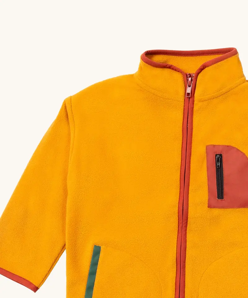 Little Green Radicals Polar Fleece Jacket - Gold 3