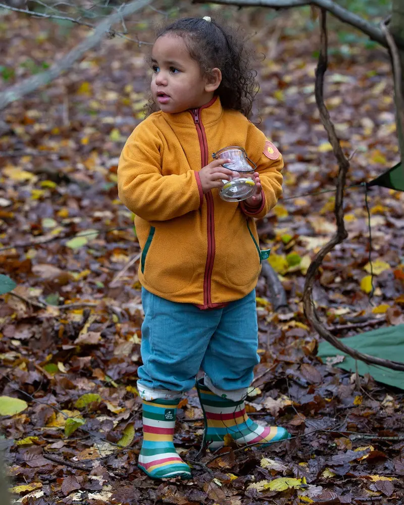 Little Green Radicals Polar Fleece Jacket - Gold 4