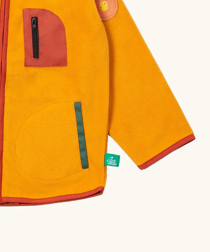 Little Green Radicals Polar Fleece Jacket - Gold 5