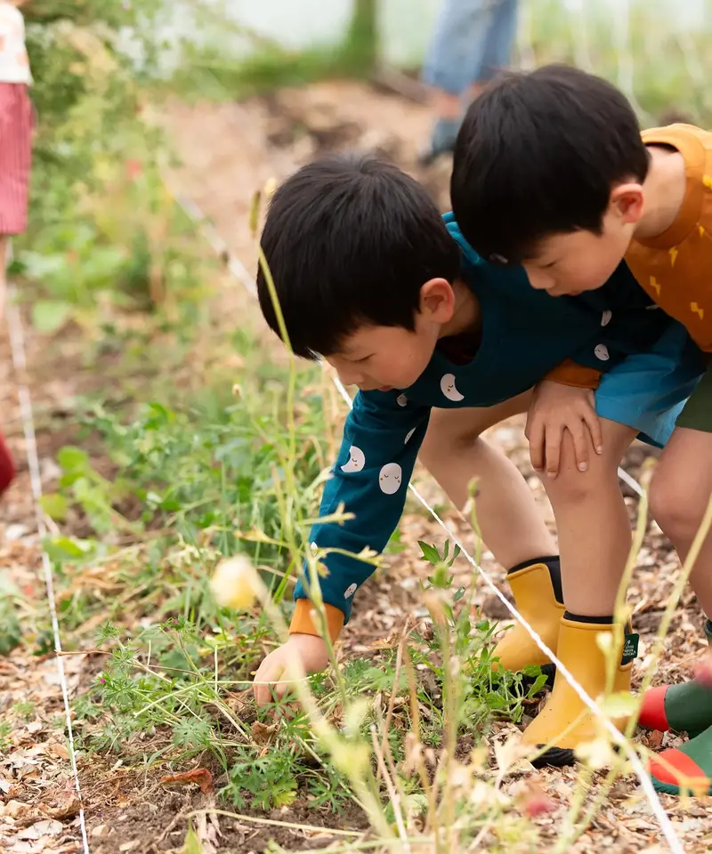 Little Green Radicals Raglan Sweatshirt - Midnight Moon 5