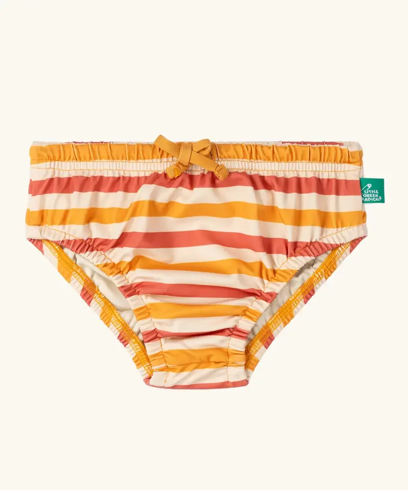 Little Green Radicals Reusable Swim Nappy - Sorbet Striped 1