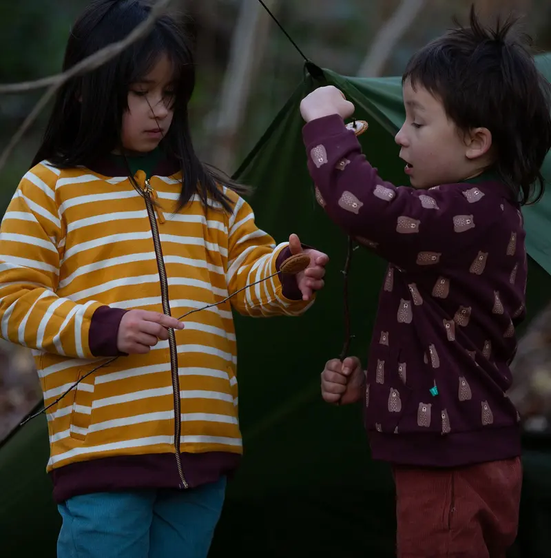 Little Green Radicals Reversible Easy Rider Jacket - Brown Bears 4