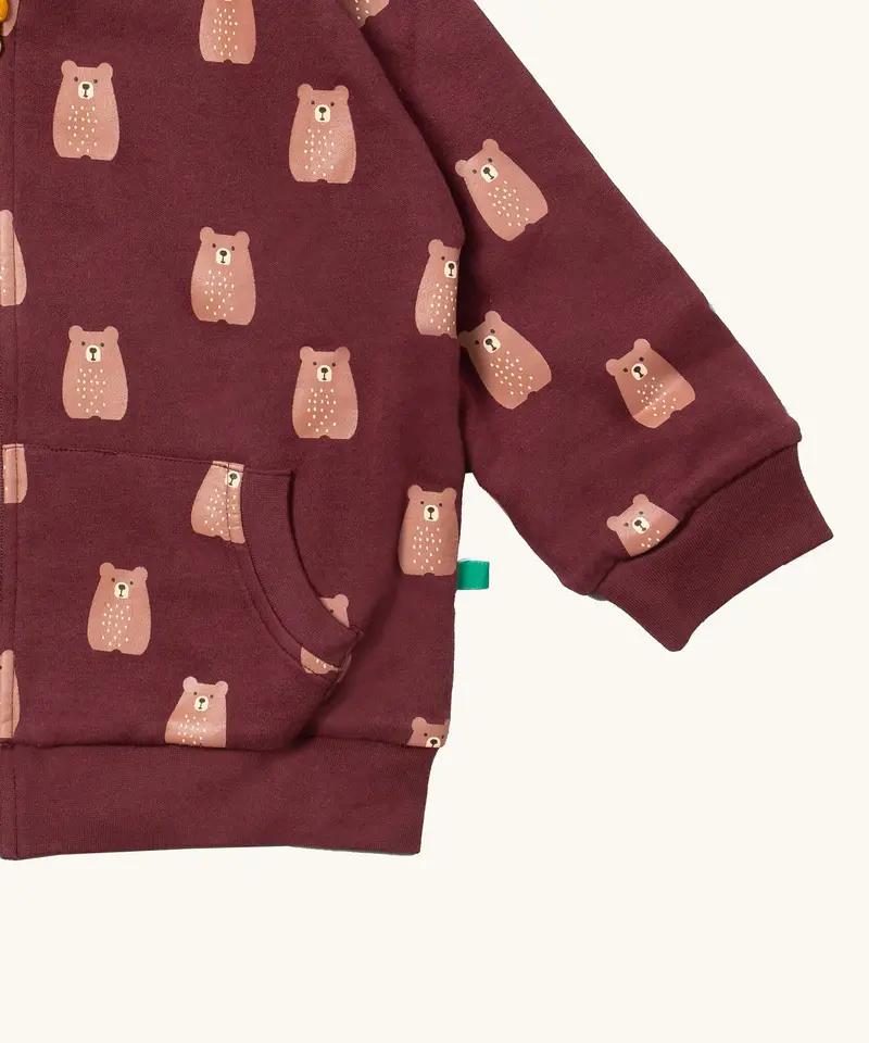 Little Green Radicals Reversible Easy Rider Jacket - Brown Bears 5