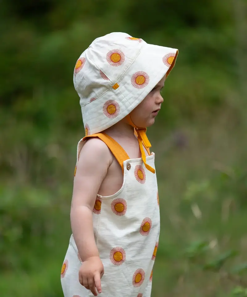 Little Green Radicals Reversible Sunhat - Summer Sun 5