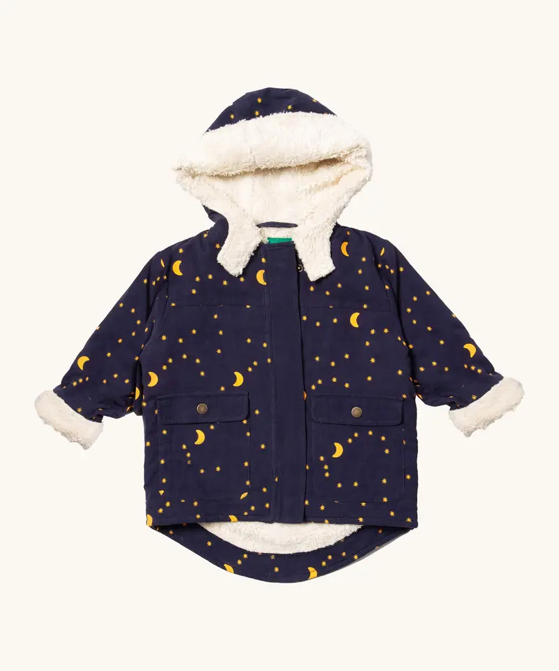 Little Green Radicals Sherpa Toasty Coat - Dark Night 1