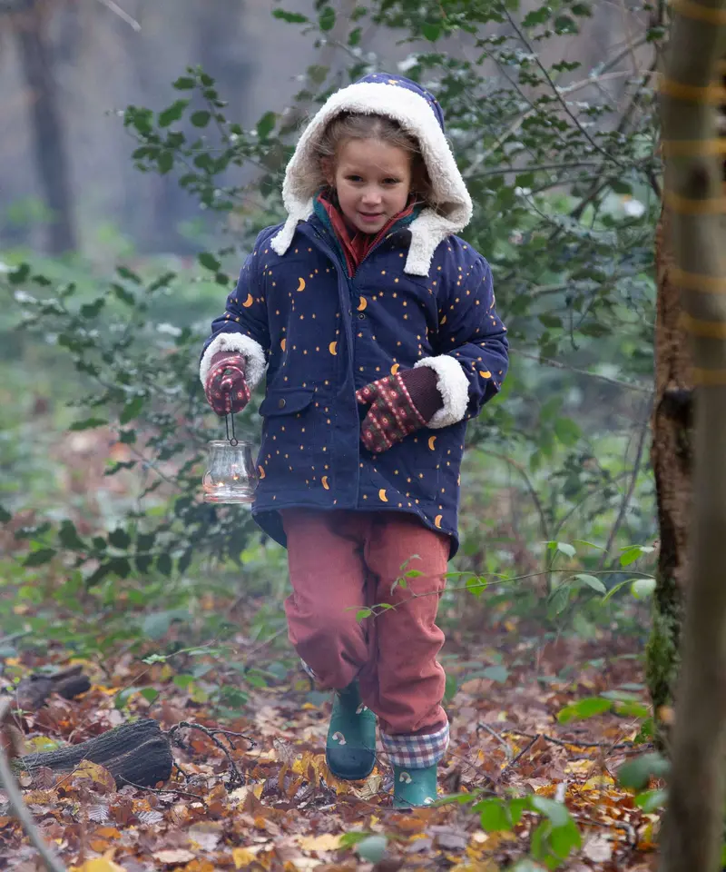 Little Green Radicals Sherpa Toasty Coat - Dark Night 2